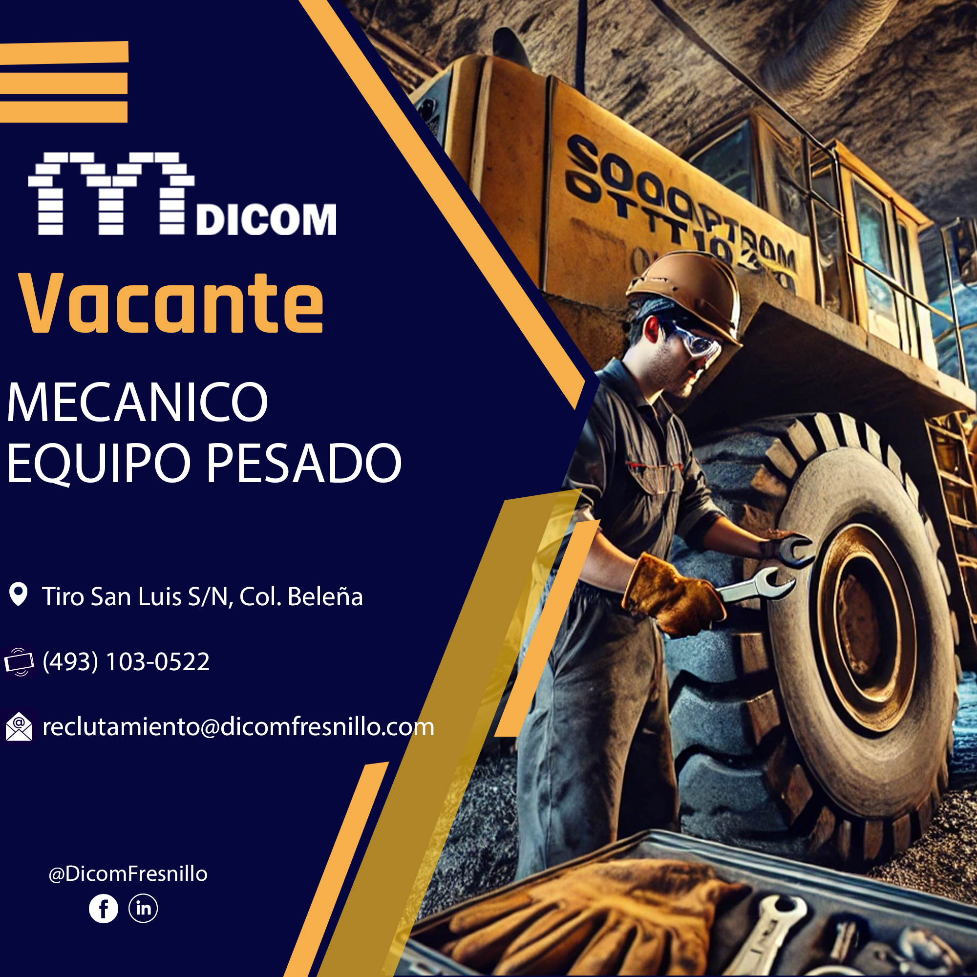 MECANICO EQUIPO PESADO