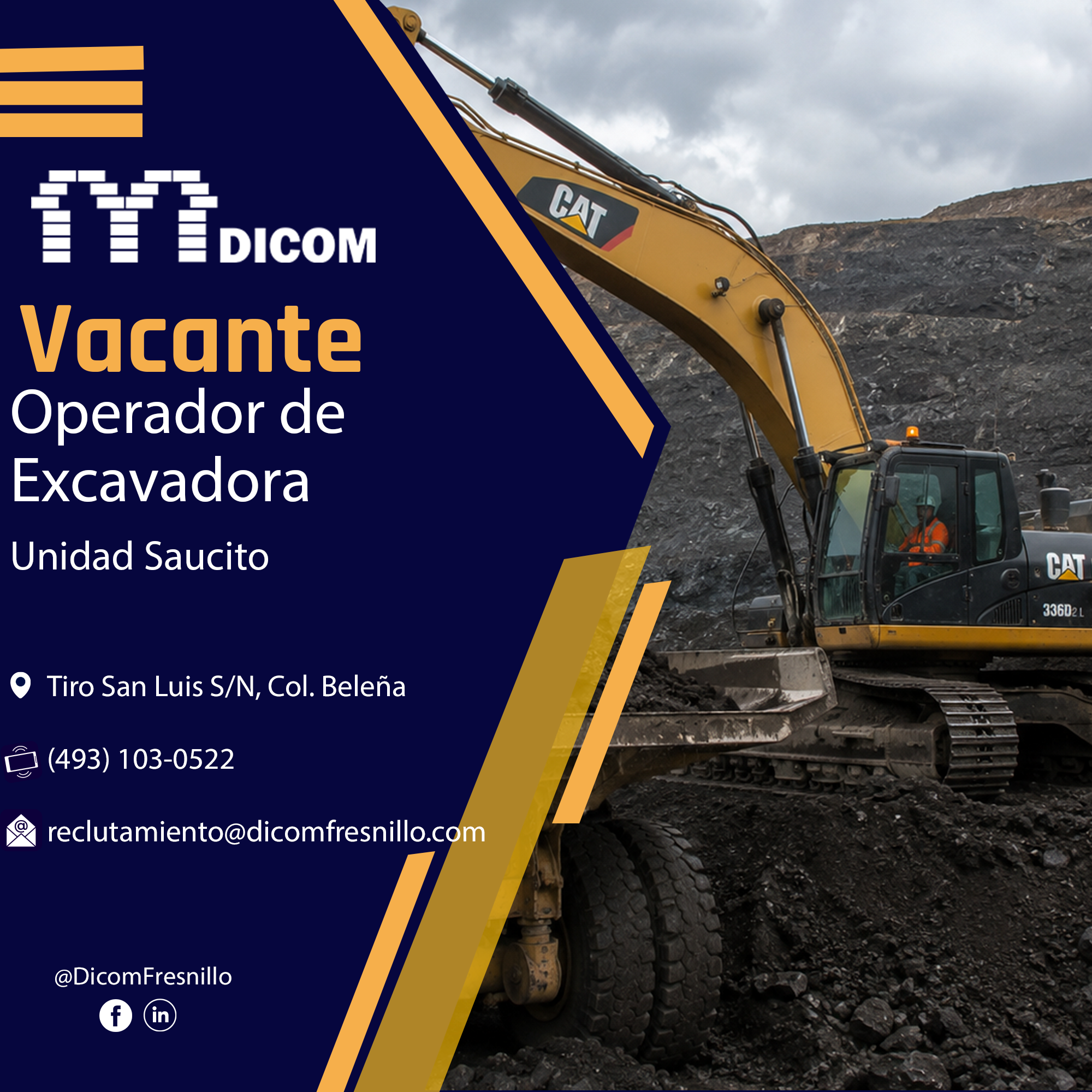 OPERADOR DE EXCAVADORA